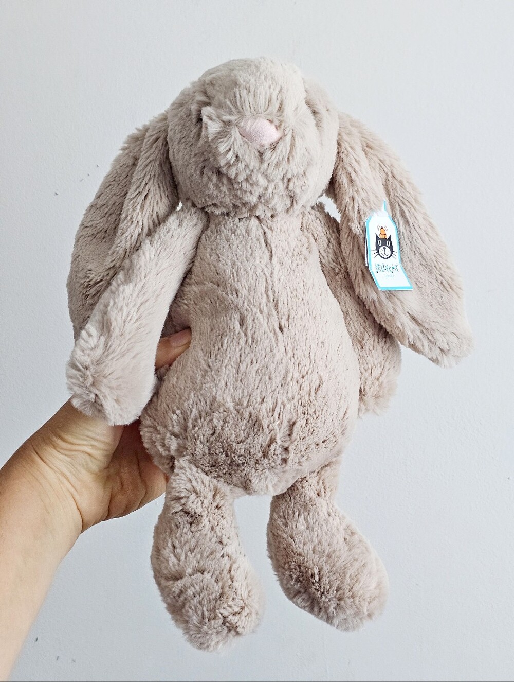 Jellycat Bashful Bunny Medium Beige Plush Stuffed Animal Rabbit NWT 12" Soft Toy